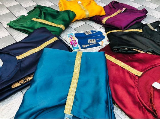 2 Pcs Women's Stitched Plain Shirt And Trouser